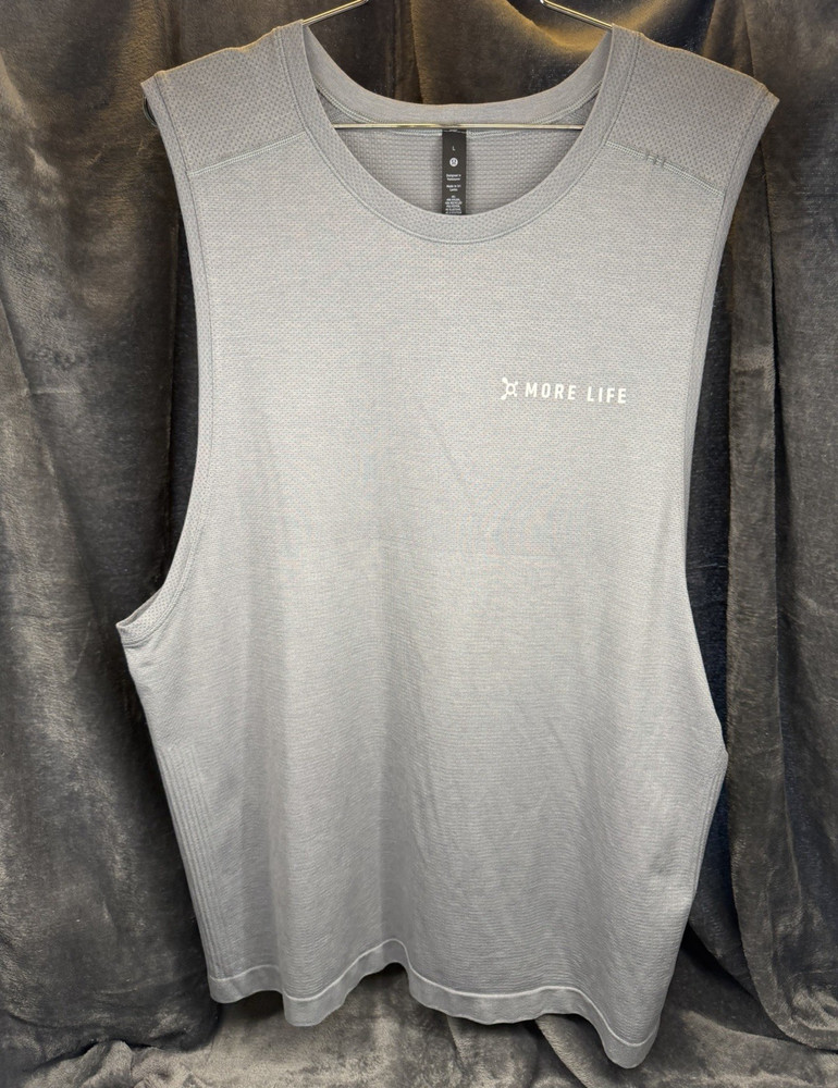 NWT Lululemon + Orangetheory Metal Vent Tech 2.0 Tank Gray Mens L