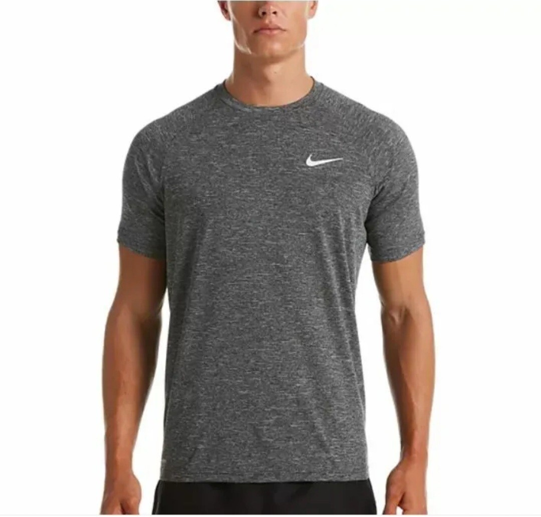 Nike Swim Dri-Fit Shirt UPF 40+ New With Tags | Gray Size Small gallery