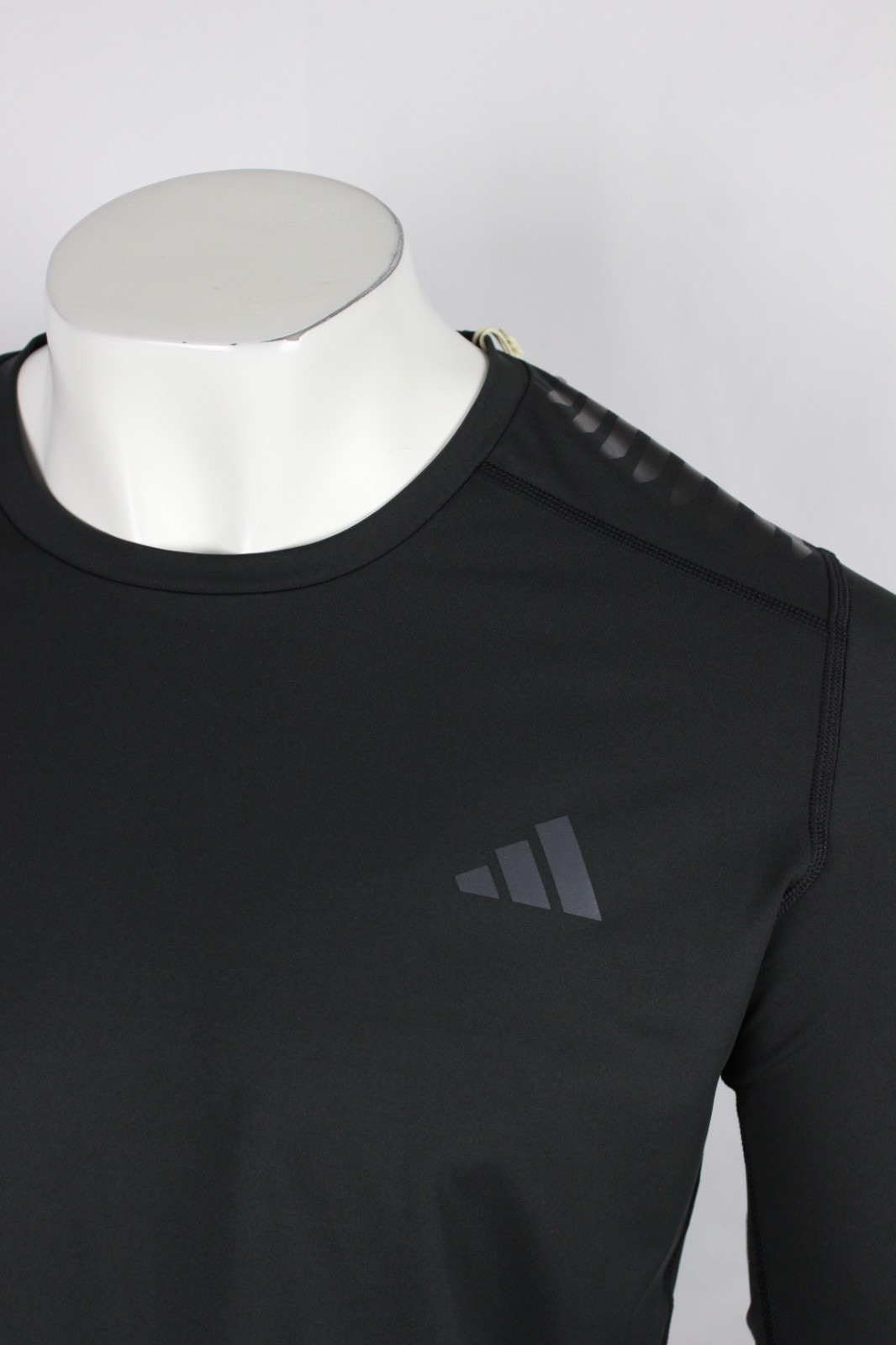 Adidas Men's Techfit Control x RHEON Long Sleeve Shirt Black Black HS9814 gallery