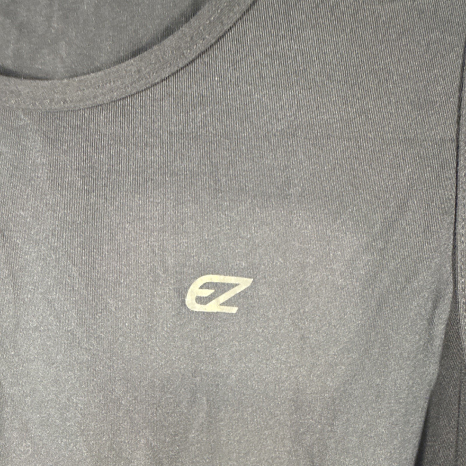 EZRUN Men's Lightweight Sleeveless Activewear Tank Top Black Logo M gallery