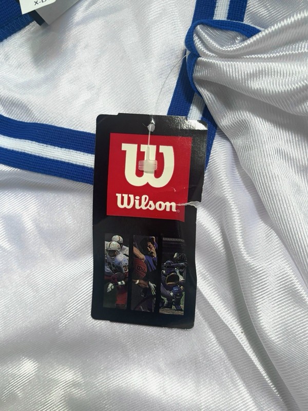 vintage wilson dazzle basketball jersey shirt mens size XL NOS NWT 90s USA made gallery