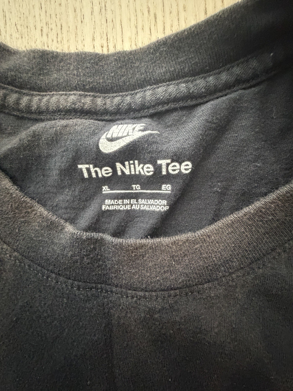 Nike Tee Men’s T-Shirt XL Black Faded gallery