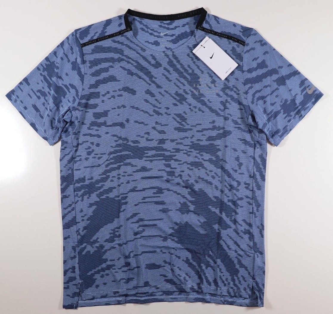 NIKE RISE 365 RUN DIVISION RUNNING SHORT SLEEVE TOP DM4636-548 - MEN XL gallery