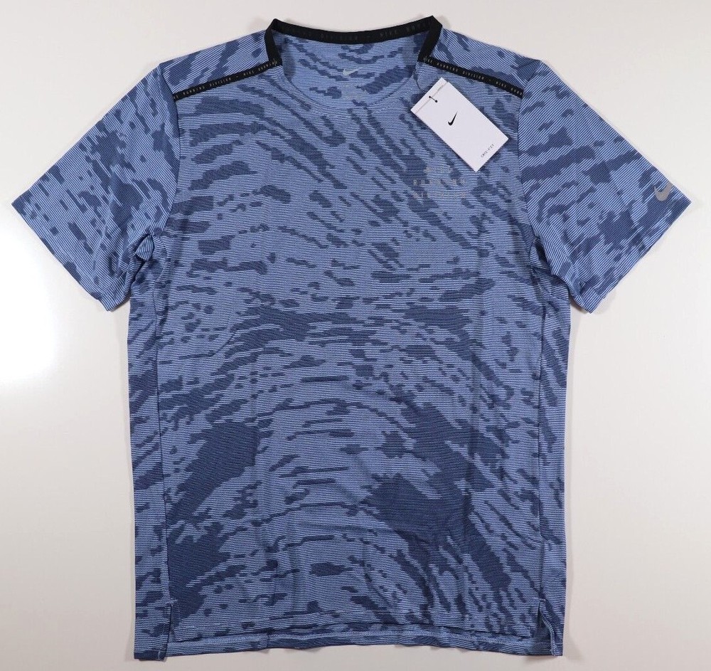 NIKE RISE 365 RUN DIVISION RUNNING SHORT SLEEVE TOP DM4636-548 - MEN XL