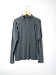 Lululemon Metal Vent Tech 1/2 Zip 2.0 Deep Coal / Black Men’s Large M3CX8S