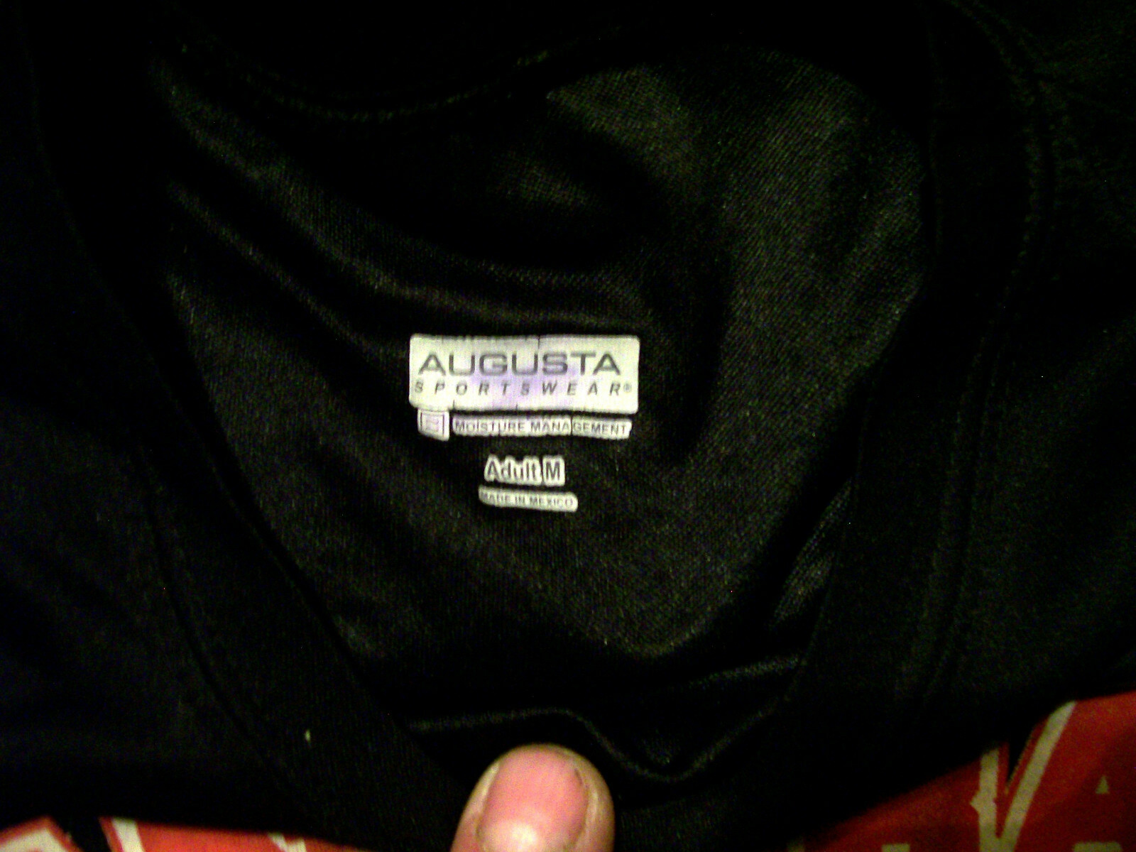AUGUSTA Sportswear Moisture Management Black Men M Long Sleeve "Hannibal" Shirt gallery