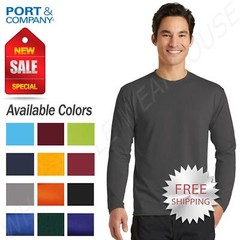 Port & Company Men’s Long Sleeve Performance 65/35 Blend T-Shirt PC381LS
