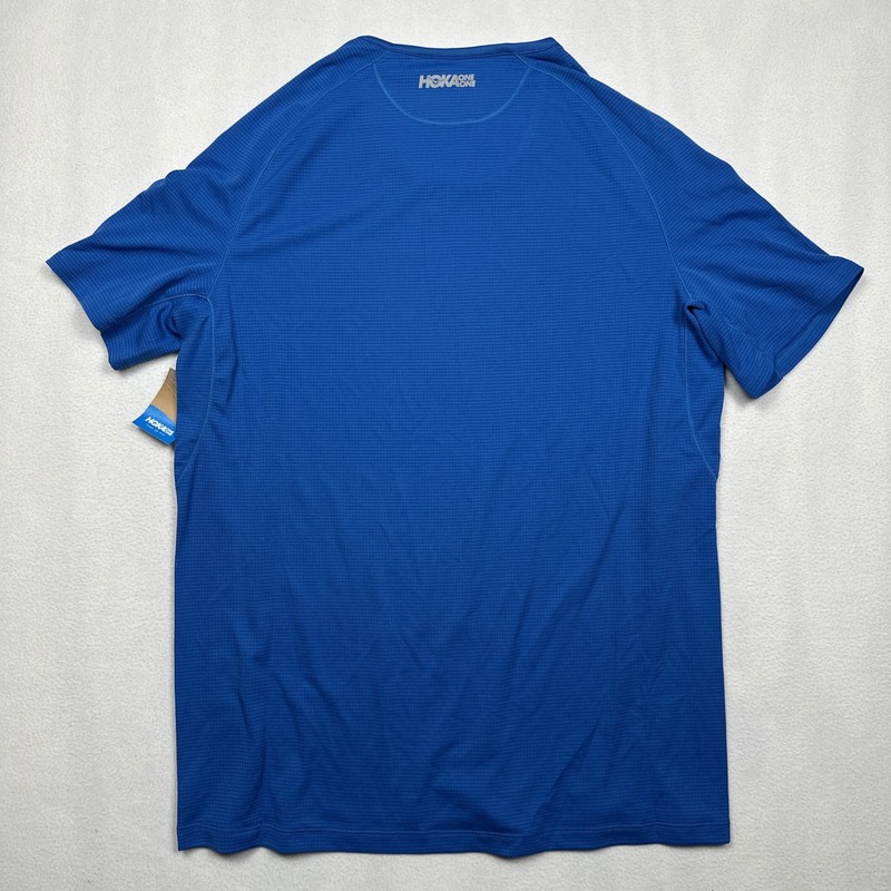 Hoka One One Short Sleeve Performance T-Shirt Blue Men’s Size Small Super Soft gallery