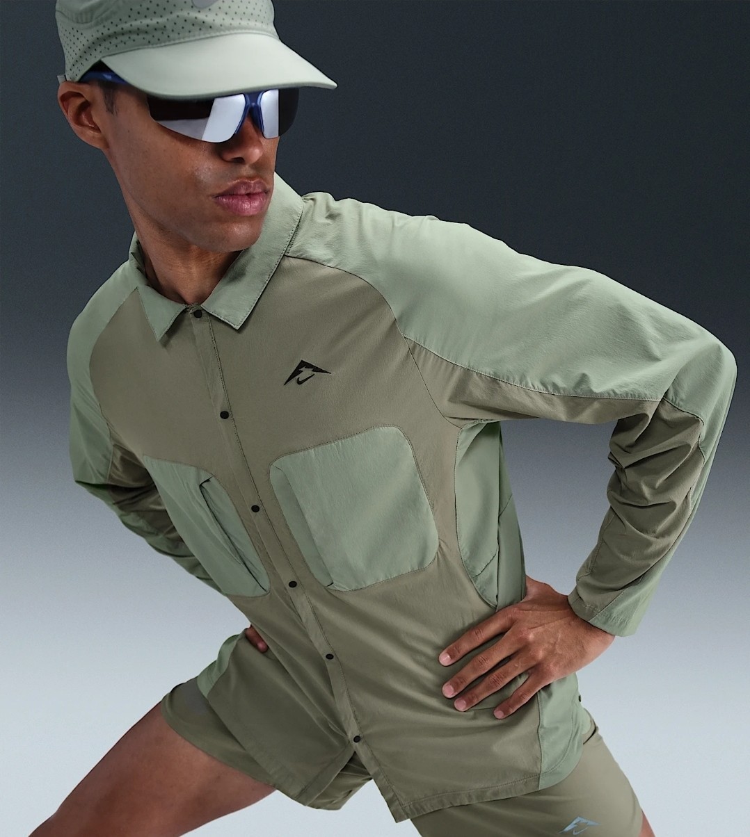 Nike Trail Men's Dri-FIT ADV UV Running Shirt Jacket Sz X-Large HJ5079-320 NEW gallery