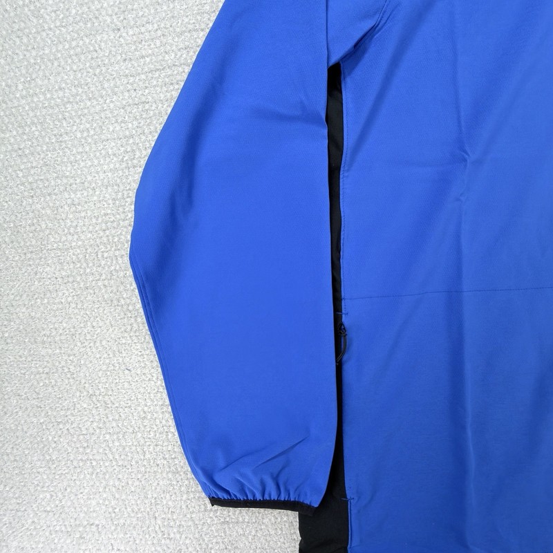 Nike Baseball Coaches Pregame Top Mens Large Blue Snap Long Sleeve Windbreaker gallery