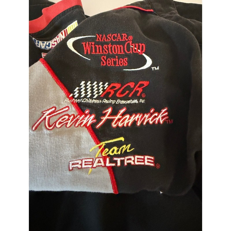 Chase Authentics Kevin Harvick Goodwrench NASCAR Racing Shirt XL Y2K Sponsor gallery