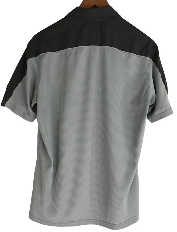 Mountain Hardware shirt Mens Medium Gray Short Sleeve 1/4 Zip cycling hiking gallery