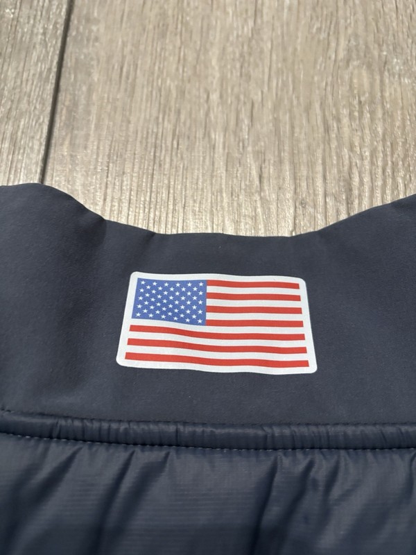 Under Armour Storm Full Zip Golf Vest W/ Sponsor. Mens XL. Blue. GoPro. gallery