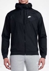 Nike MEN’S Sportswear Windrunner Black White Running Jacket SIZE 2XL BRAND NEW