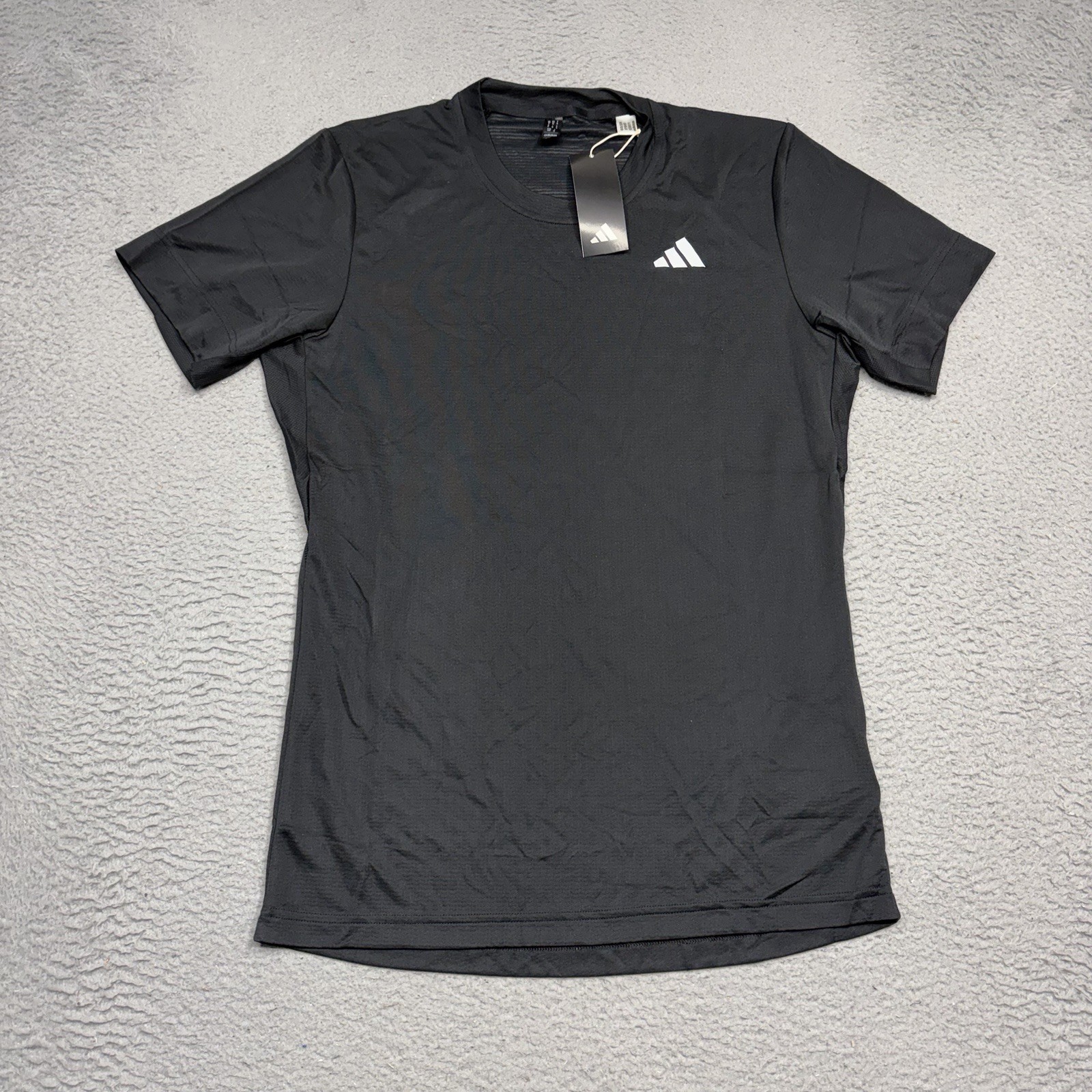 Adidas Freelift Tennis T-Shirt Men's Size Medium Black Aeroready AirChill IP1945 gallery