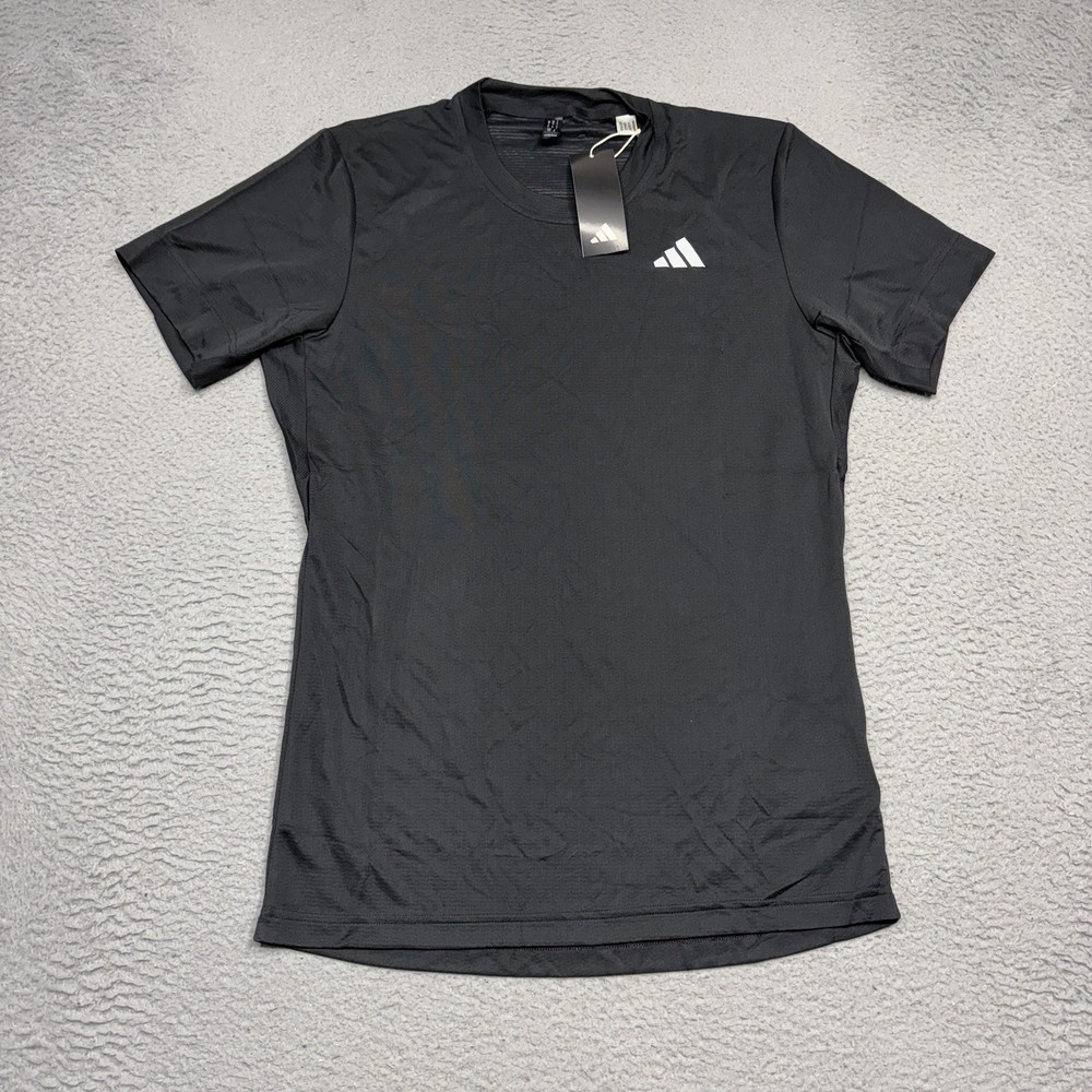Adidas Freelift Tennis T-Shirt Men's Size Medium Black Aeroready AirChill IP1945