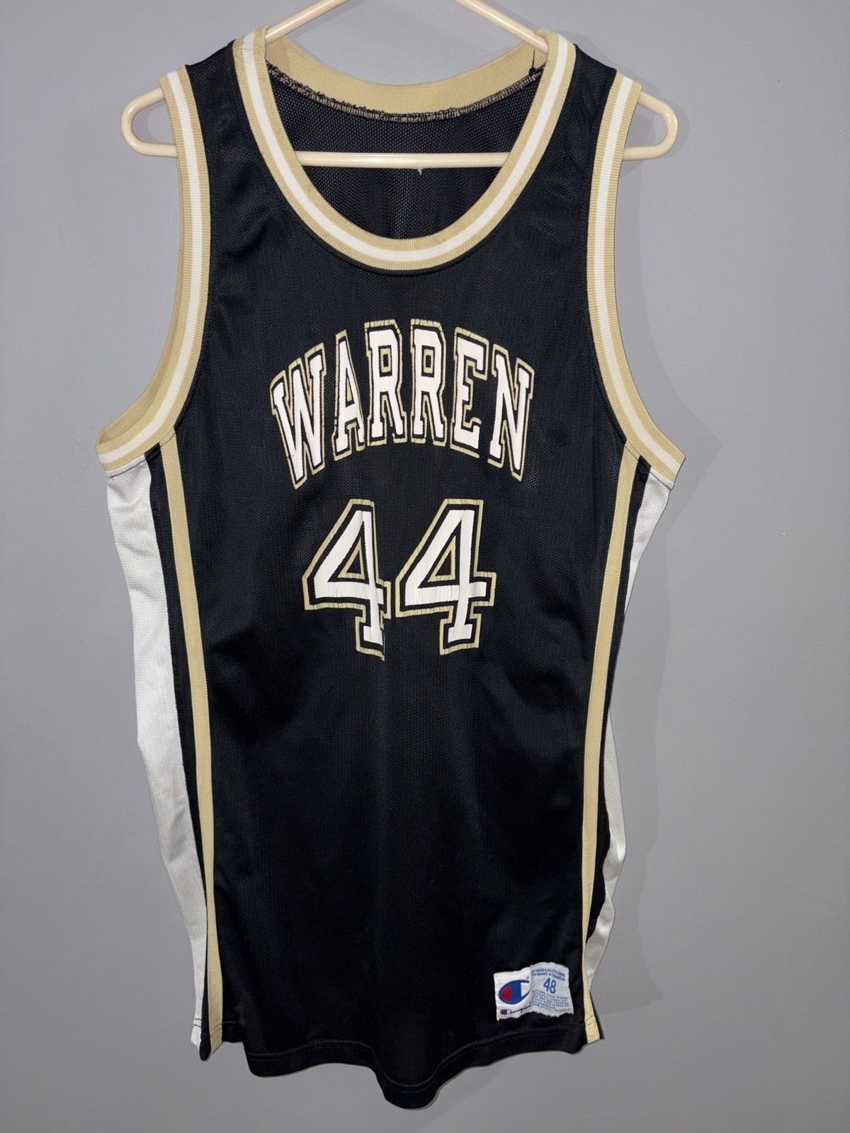 Vintage Champion Warren Central High School Basketball Jersey #44 USA Made SZ 48 gallery