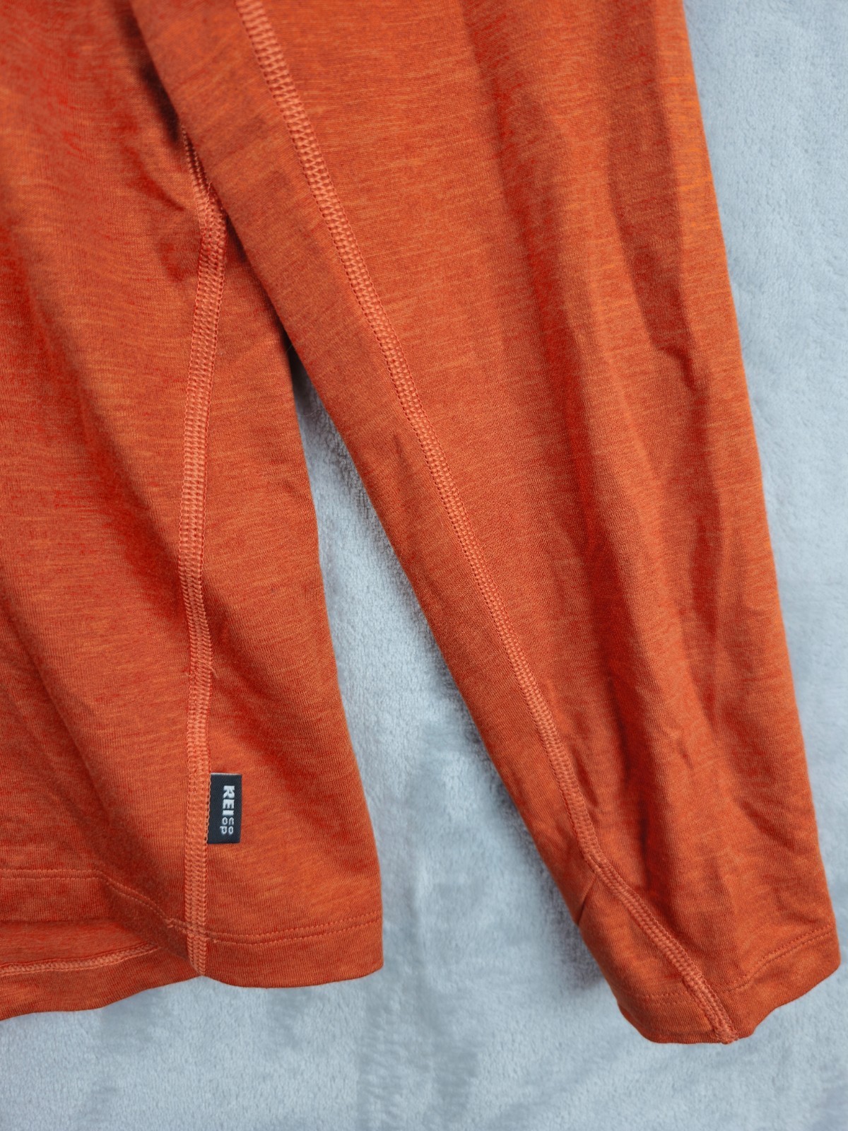 REI Coop Crew Neck Shirt Mens Medium Burnt Orange Base Layer Long Sleeve Outdoor gallery