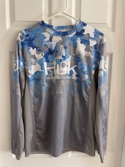 Huk Fishing Shirt Mens Sz. S Long Sleeve Performance Outdoors Camping