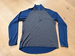 Icebreaker Bodyfit 260 Tech Sweater Men’s Medium Merino Wool Base Layer 1/4 Zip