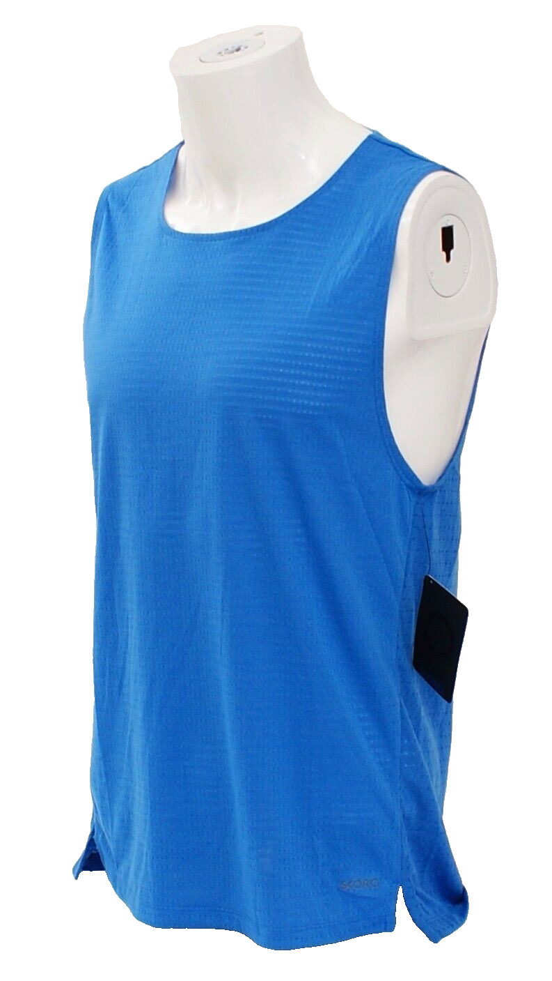 Skora Men's S Blue Running Tank Lightweight Breathable Qwick Dry gallery