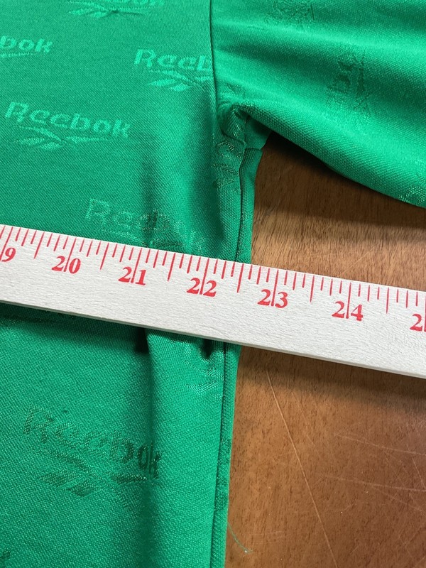 Vintage Reebok 90s Rare Sharks Green Long Sleeve Soccer Jersey Mens L FIFA Month gallery