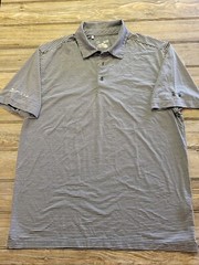 Under Armour Loose Heat Gear Men’s Polo Striped Golf Shirt Size XL