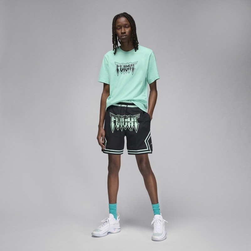 New Jordan Brand Men's Fight T-Shirt FN6023-349 Skull Emerald Men’s gallery