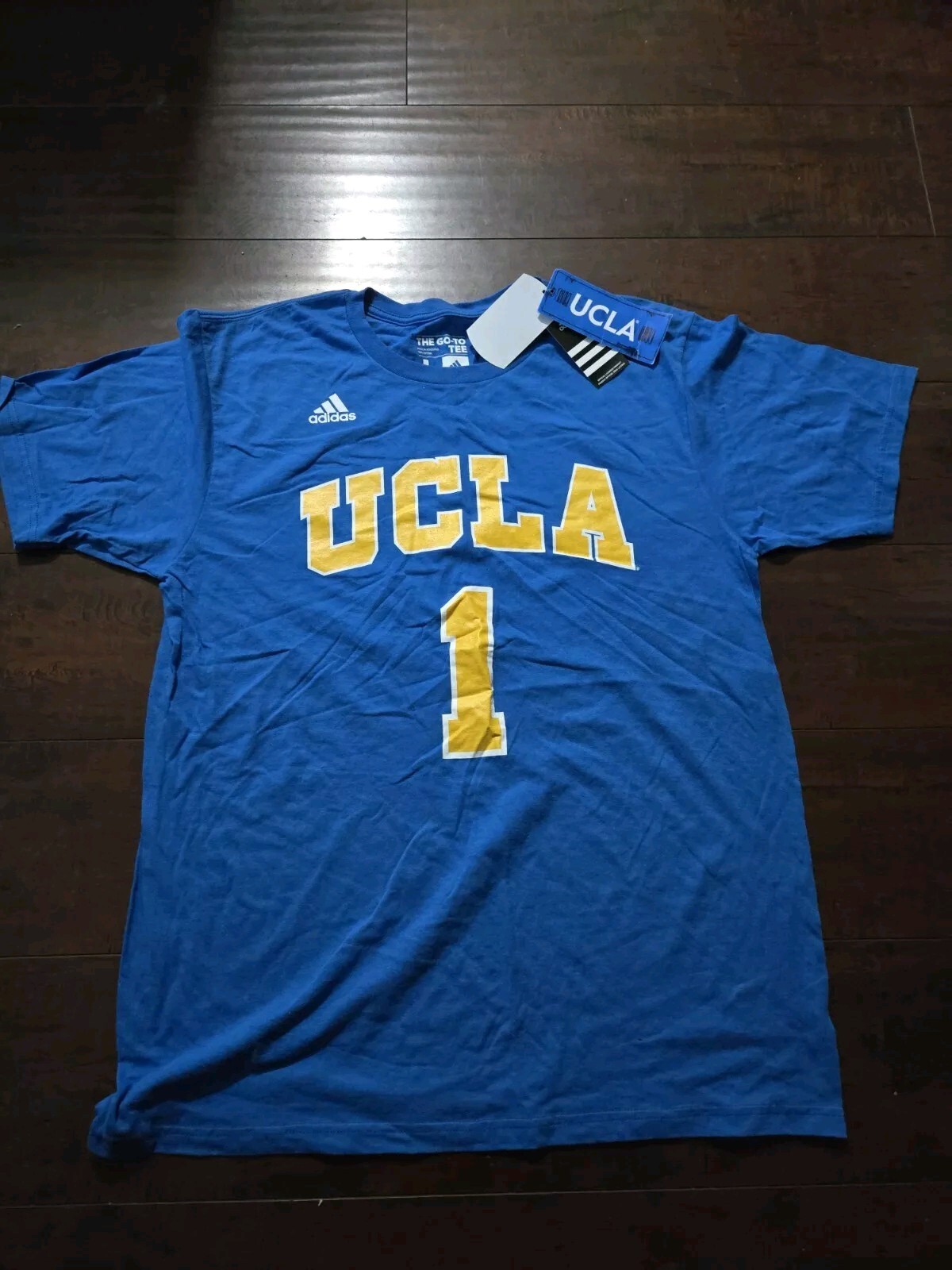 NWT UCLA Bruins Adidas Go To Basketball #1 Shirt Size Mens Large gallery