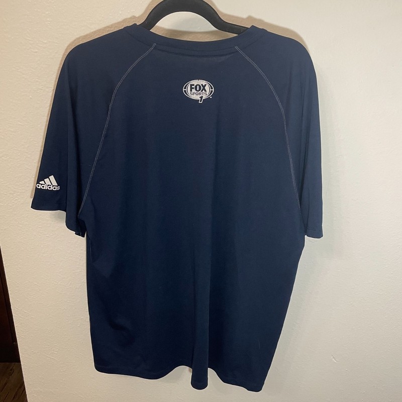 Adidas Fox Sports 1 Navy Blue Workout T-Shirt Mens Size Large (Canada 2015 FIFA) gallery