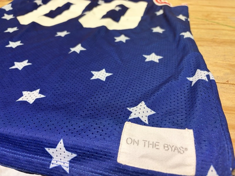 Urban Outfitters On The Byas American Flag Basketball Style Jersey Medium gallery