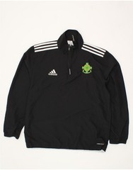 ADIDAS Mens Clima Proof Pullover Tracksuit Top UK 40/42 Medium Black CT49