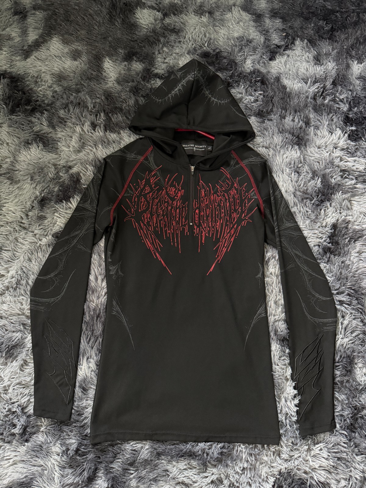Breathe Divinity Longsleeve Compression Quarter Zip Hoodie gallery