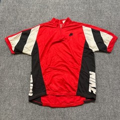 VTG Nike Quarter Zip Shirt Men’s XL 90’s Activewear Paper Tag Cotton Red Y2K