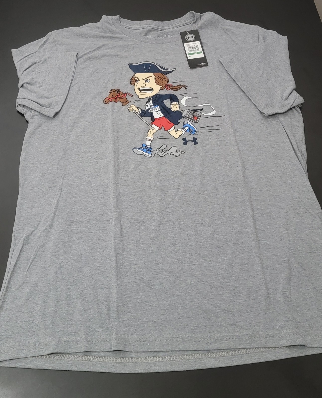 Under Armour Boston Marathon Cartoon Runner T-shirt Large gallery