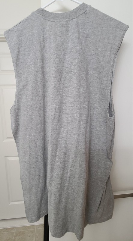 Vintage FUBU Sport The Collection Tank Top Mens XL Gray Sleeveless Shirt 90s Y2K gallery