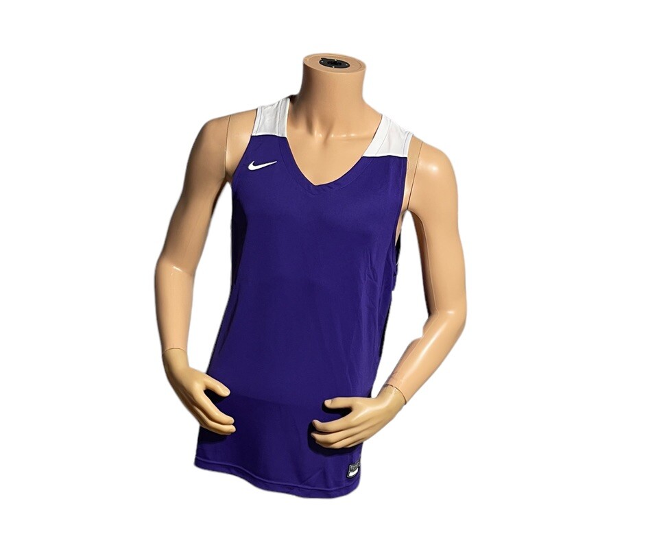NWT Nike Elite Basketball Jersey Shirt Purple AV2095-548 Men's Size Large gallery