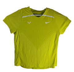 Nike Court ADV Rafa Indian Wells 2023 Tennis Top Bright Cactus Men XL DD8540308