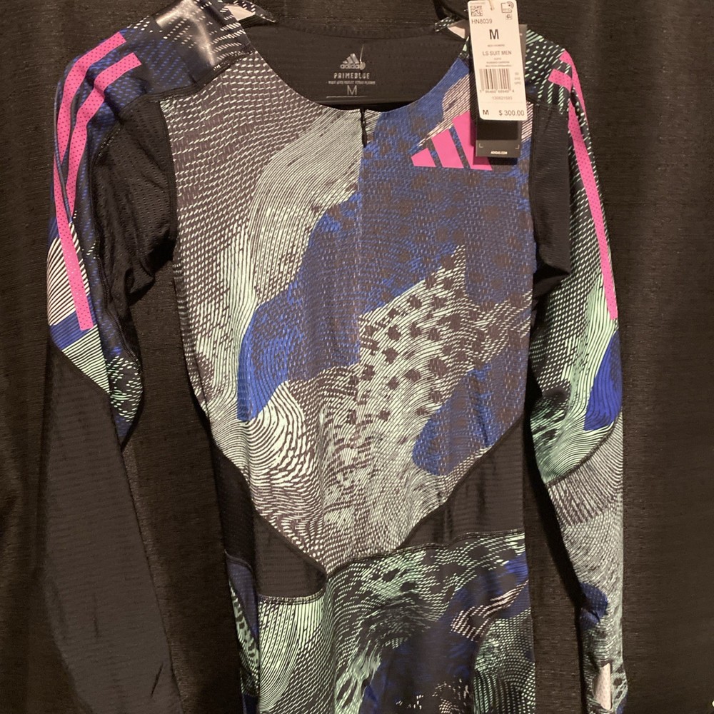 Net Adidas Men’s Running Carter’s Multicolor Ls Suit In Medium