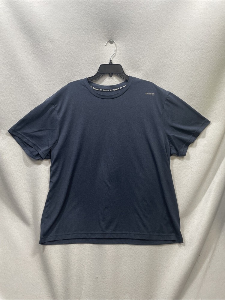 Reebok Men’s Size 2XL Blue Athleisure Short Sleeve T Shirt