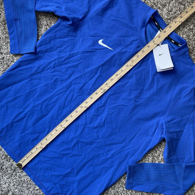 Nike Baseball Lightweight Player Pullover Mens Sz Medium Blue Dri-FIT FD4291-449 gallery
