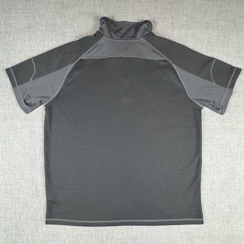 The North Face Polo Shirt Mens XL Gray 1/4 Zip FlashDry Athletic Hiking Running gallery