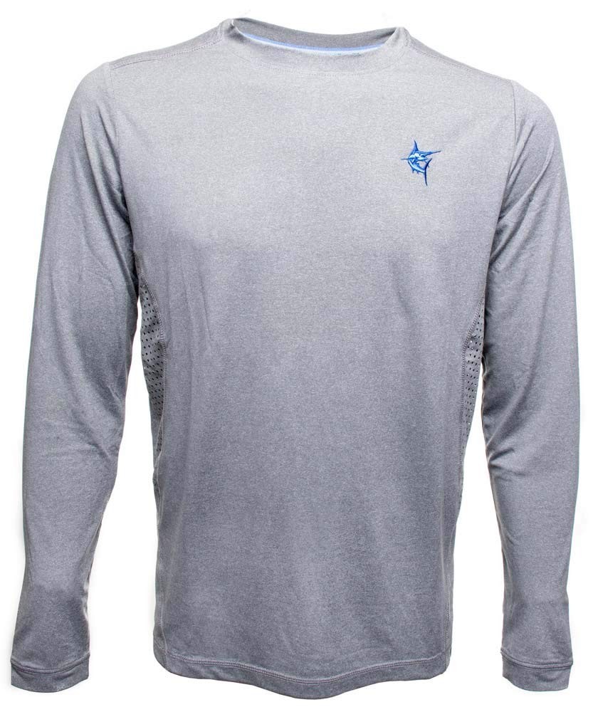 White Water Medium Grey UltraFlex Breathable Long Sleeve Shirt