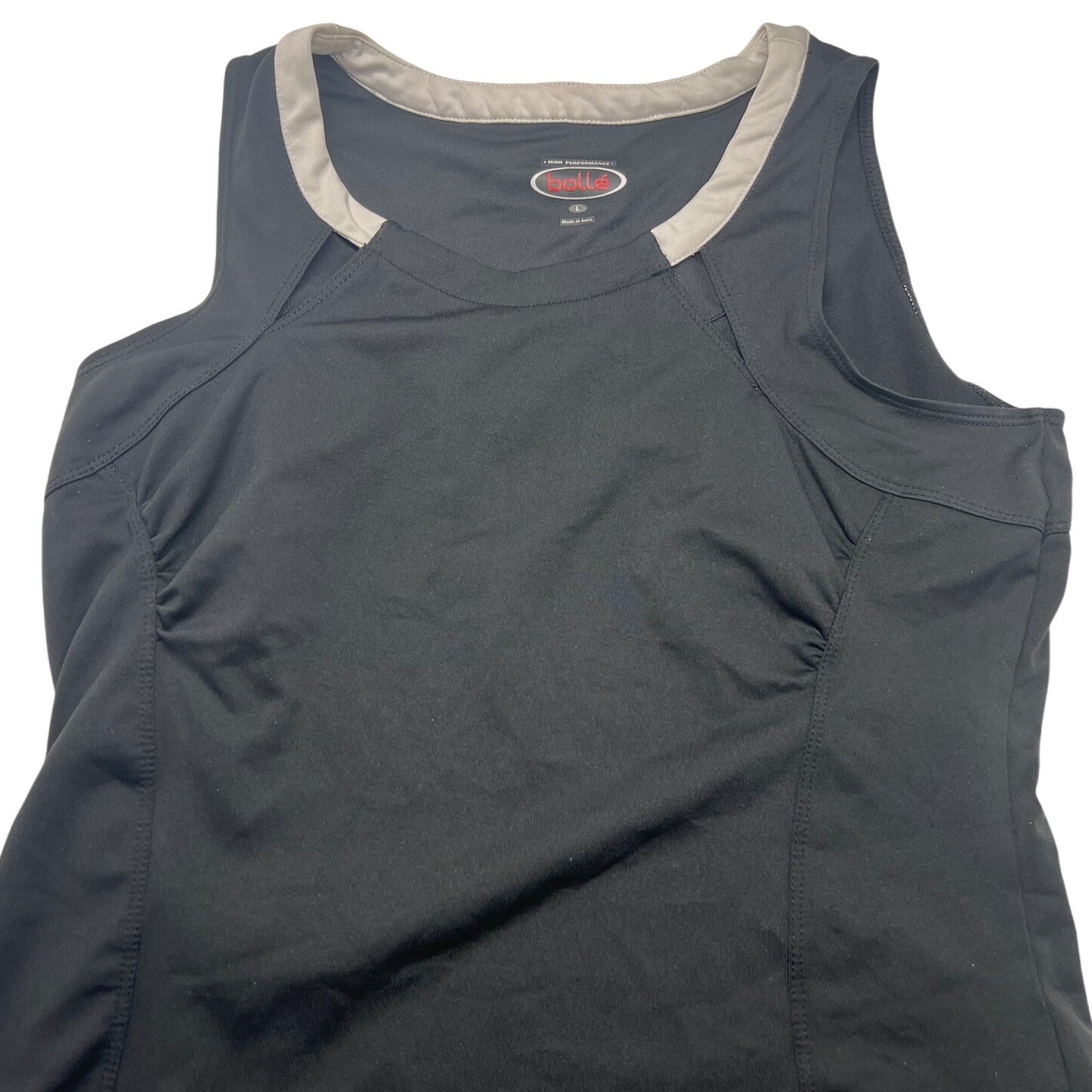 Bolle High Performance Mens Tank Top Sleeveless Athletic Shirt Black Size L gallery