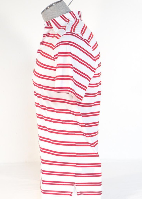 Tommy Hilfiger Golf Red & White Short Sleeve Polo Shirt Mens NEW gallery