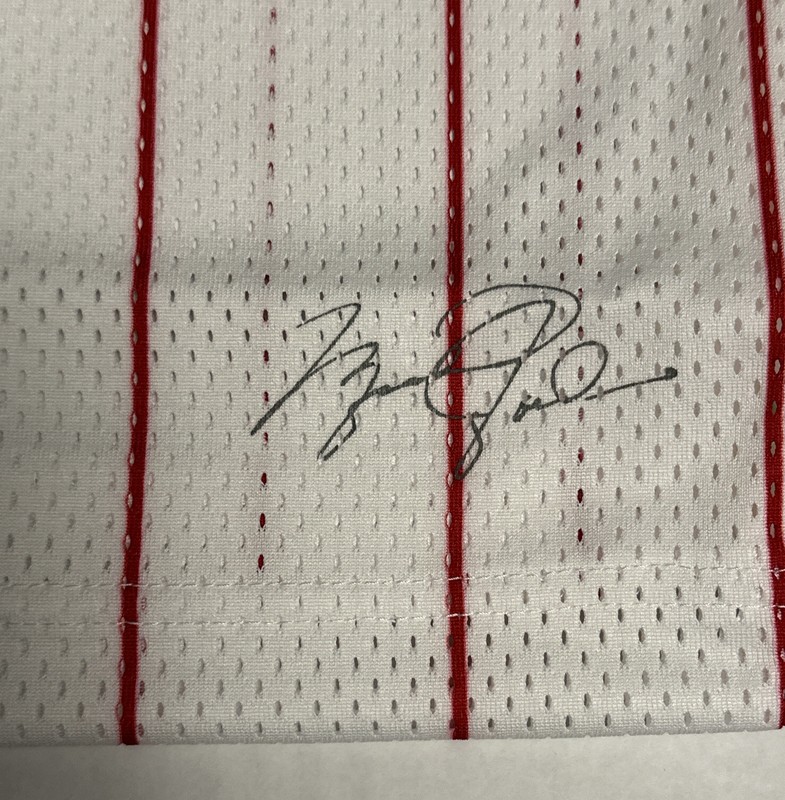 Michael Jordan Jersey Jumpman Mens 3XL White Red Pinstripe DM1380-100 NWT gallery