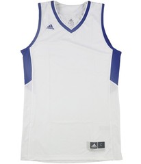 Adidas Mens Two-Tone Jersey, White, Large