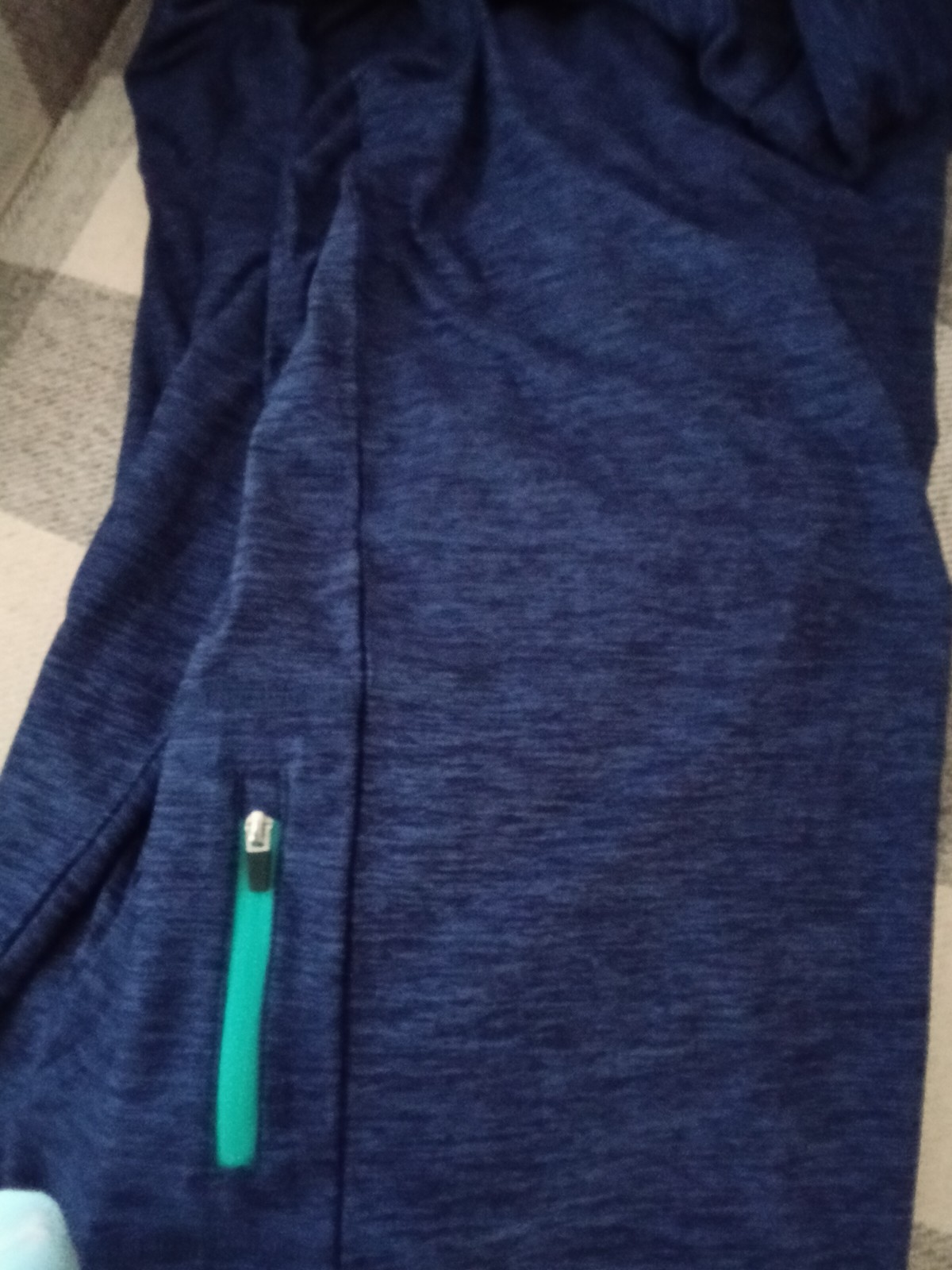 Pebble Beach Golf Performance 1/4 Quarter Zip Pullover PGA Tour Blue Mens gallery