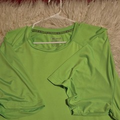 Reebok Men’s 3XL Big & Tall Green Crew Neck Short Sleeve Polyester Stretch Tee