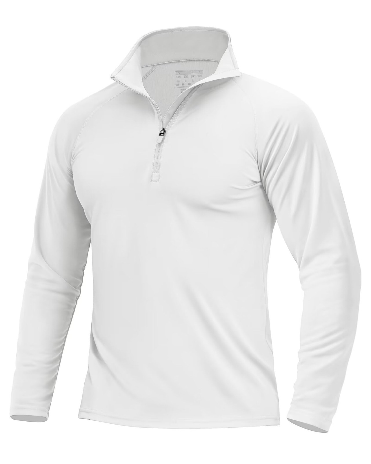 SPF Shirts for Men UPF 50 Shirts Long Sleeve Mens Quarter Zip Pullover Golf L... gallery